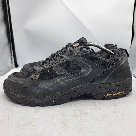 Carhartt Lightweight Mens 15 Black Low Work Hiker Steel Toe Work Shoes - Picture 12 of 13
